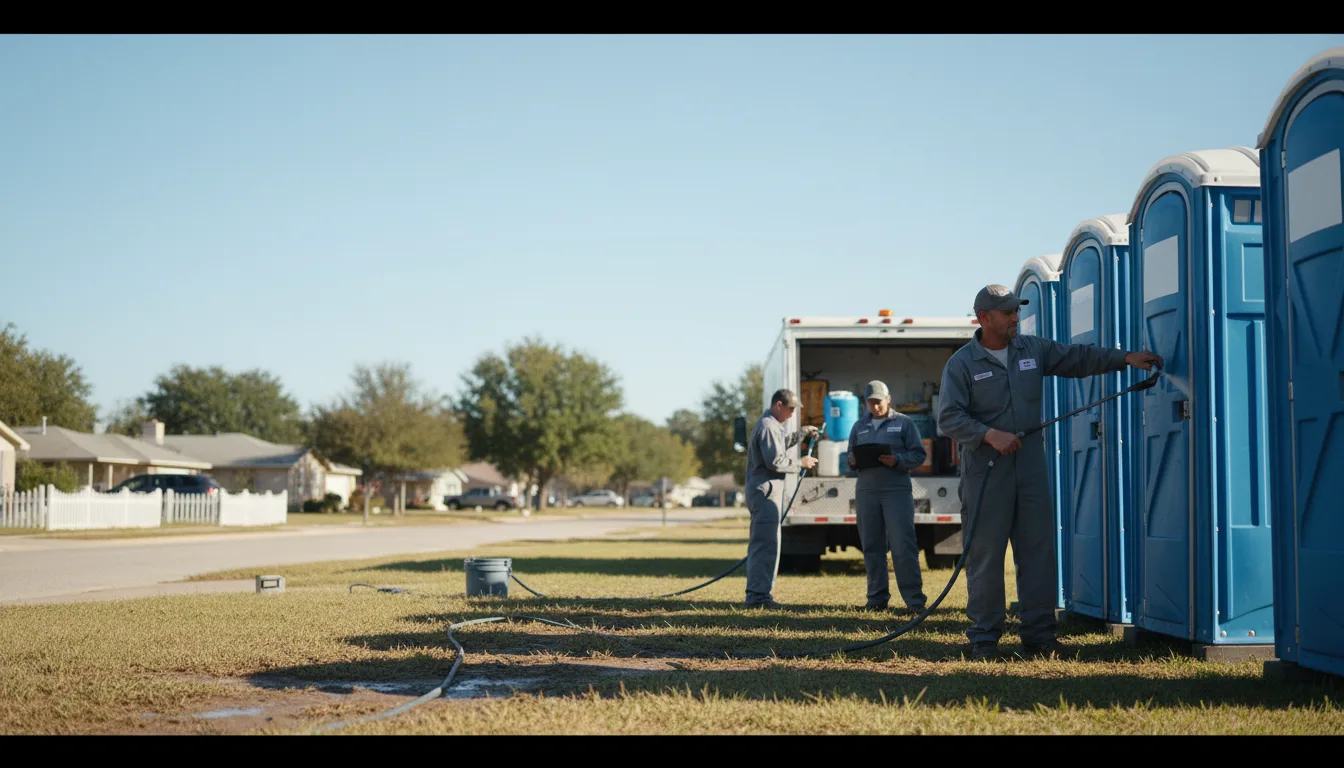 Long-Term Portable Toilet Rental in Moffett, OK near me